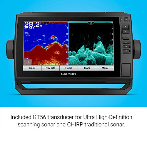 Garmin ECHOMAP UHD 93sv Chartplotter with GT56UHD-TM Transducer 9" Touchscreen
