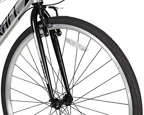 Dynacraft Alpine Eagle 700C 40CM Aluminum Frame Hybrid Bike Silver