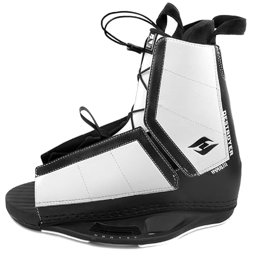 Hyperlite Wakeboard Agent with Destroyer Bindings White Black 138 cm