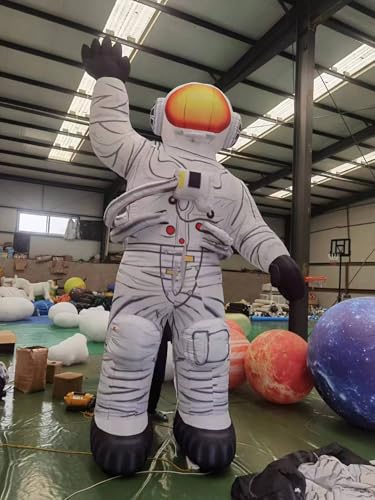 YBZCHLM Giant Inflatable Astronaut with LED Lights 13ft with Blower
