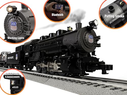 Lionel Union Pacific Flyer LionChief 5.0 Electric O Gauge Train Set with Bluetooth & Remote Multi-color