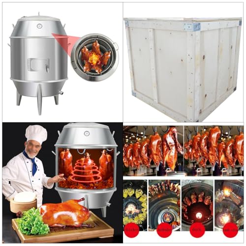 INTBUYING Stainless Steel Duck Roaster Oven Silver
