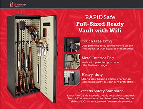 Hornady Rapid Safe Ready Vault with WiFi Matte Black