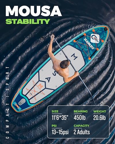 Mousa Inflatable Stand Up Paddle Board Orange