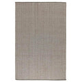 Benzara Handwoven Classic Textured Patio Leah Area Rug 8x10 Gray