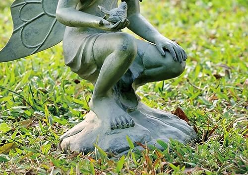SPI Verdigris Finish Fairy Garden Sculpture Green