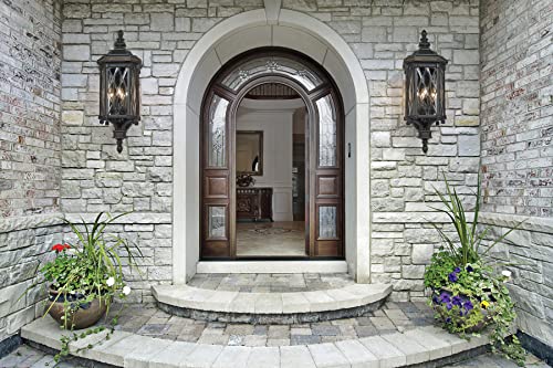 Minka Lavery Bexley Manor Outdoor Wall Light 4-Light Black/Gold