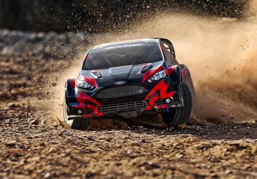 Traxxas Ford Fiesta ST Rally 1/10 Scale 4X4 Rally Car Red