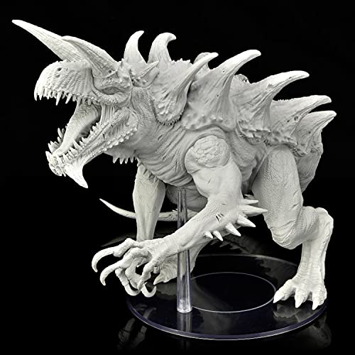 Dungeons & Dragons Nolzur's Marvelous Miniatures Gargantuan Tarrasque Unpainted Figure Gray