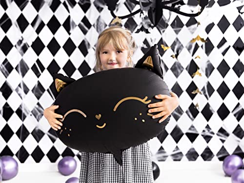 Generic Black Cat Halloween Balloon Green