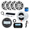 Enrock Marine JBL PRV-175 Marine Bluetooth Receiver with 10" Subwoofer & 4x 6.5" Speakers White