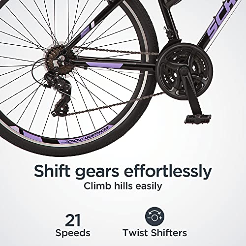 Schwinn GTX 1.0 Comfort Hybrid Bike 700c Black