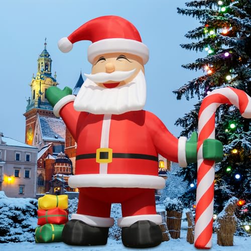 Inflatable 26FT Giant Inflatable Santa Claus Red