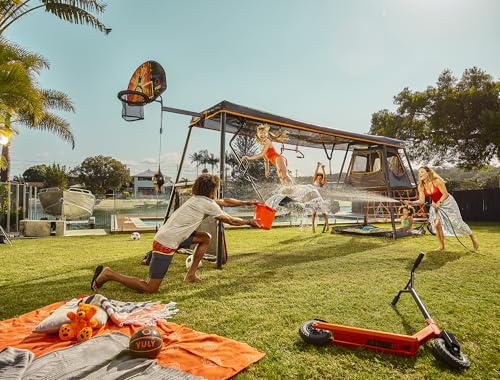 Vuly 360 Pro Max 2 Bay Swing Set Black