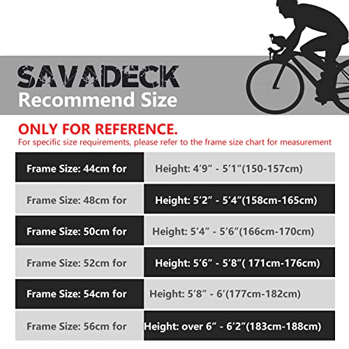 SAVADECK Aluminium Road Bike R8 700C Black Red
