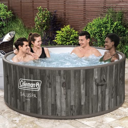 Coleman Napa AirJet Inflatable Hot Tub Spa 5-7 Person Brown