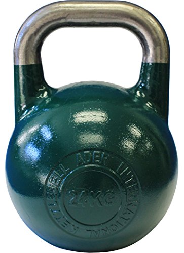 Ader Sporting Goods Ader Pro-grade Int'l Kettlebells Set 14pcs with DVD - 7 Pairs (8-32kg) X2 Rainbow