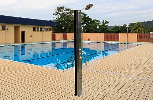 Wayime Outdoor Solar Shower Silver