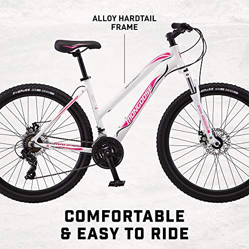 Mongoose Switchback Trail Adult Mountain Bike White