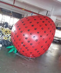 Air-Ads Supplies 16ft Giant Inflatable Flying Strawberry Helium Balloon Red