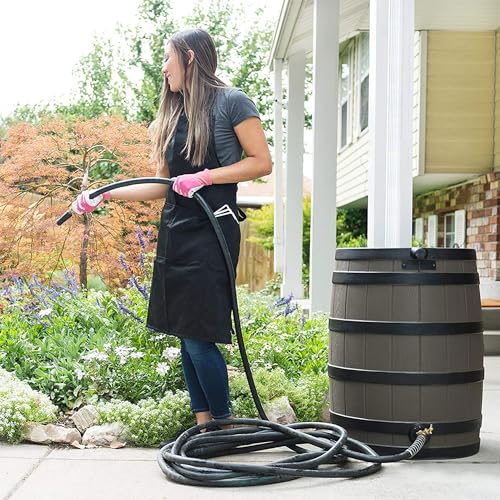 Good Ideas Rain Wizard 50 Gallon Water Storage Barrel Green (4 Pack)