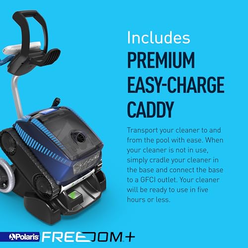 Polaris FREEDOM Plus Cordless Robotic Pool Cleaner Blue