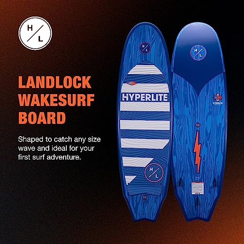 Hyperlite Landlock Wakesurf Board Blue