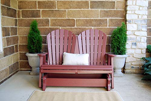 Wildridge Heritage Double Glider Outdoor Furniture Tudor Brown/Black