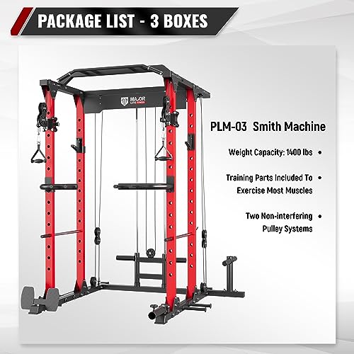 MAJOR LUTIE Fitness Power Cage Red