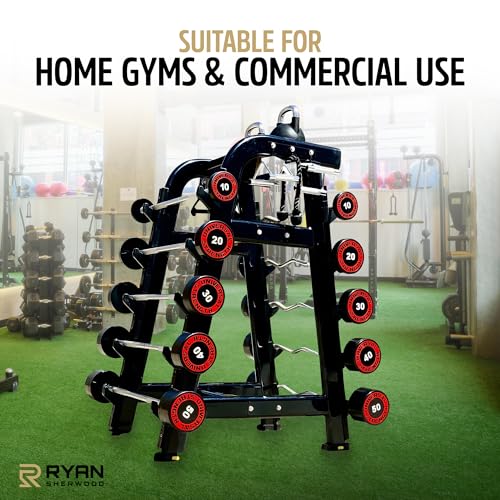 RYAN SHERWOOD Barbell Storage Rack Black
