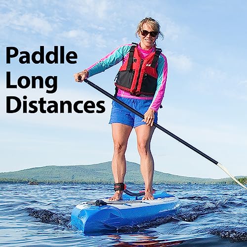 Sea Eagle NeedleNose 14’ Inflatable Lightweight High Pressure Drop Stitch Stand Up Paddle Board SUP Blue/White/Gray