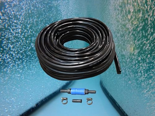 BUBBLE TUBING Fine Bubble Self-Sinking Diffuser Airline Black 100'
