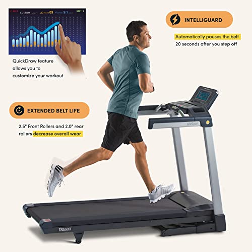 LifeSpan Fitness TR5500iM Home Treadmill Black