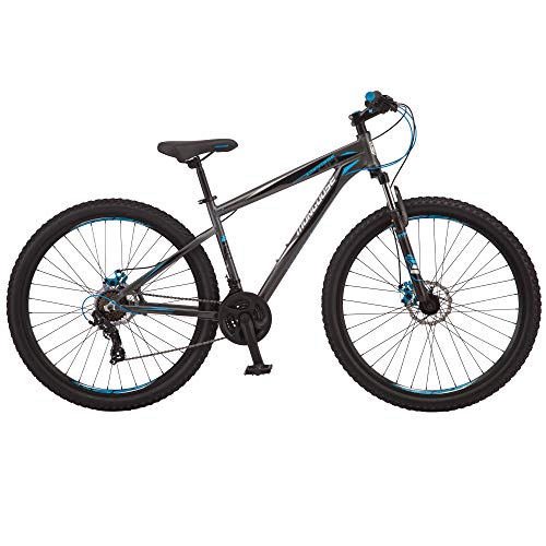 Mongoose Impasse HD Mountain Bike Aluminum Frame Twist Shifters 29-Inch Wheels Charcoal