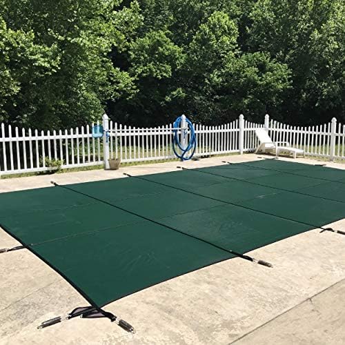 WaterWarden Inground Pool Safety Cover 20' x 44' Green Mesh