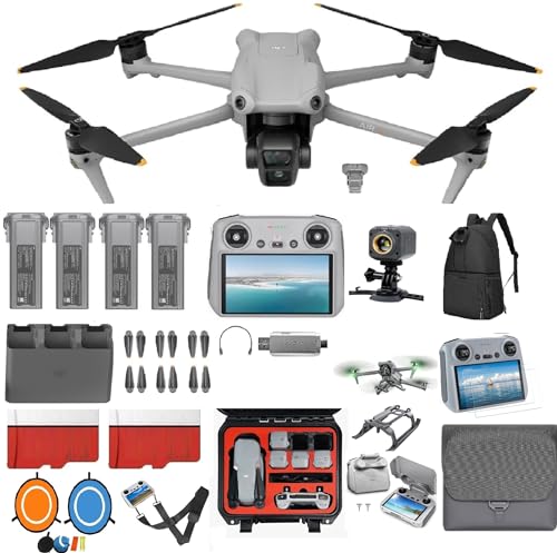 Koozam DJI Air 3 Drone Mega Bundle with DJI RC2 Remote Silver