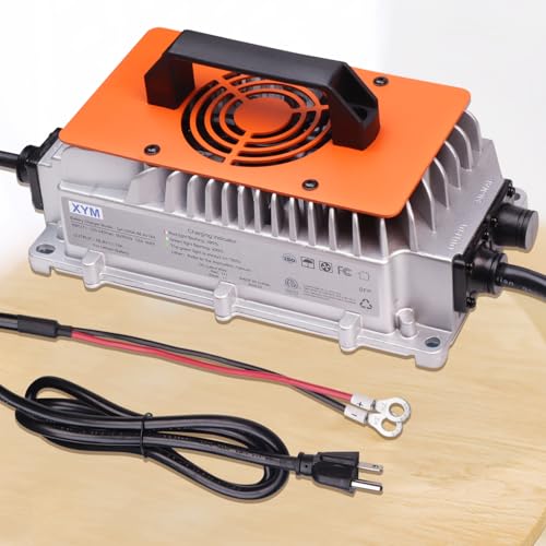 CHINS 48V 100Ah LiFePO4 Golf Cart Battery with Bluetooth & Charger