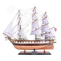 Old Modern Handicrafts USS Constellation Ship Model Red