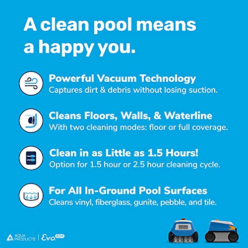 Aqua Products EVO604 Robotic Pool Cleaner Multicolor