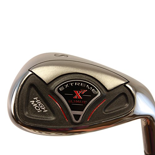Extreme X7 High MOI Short Senior Men's Complete 9-Piece Iron Set (3-SW) Right Handed Senior Flex A Flex Club with Arthritic Grip