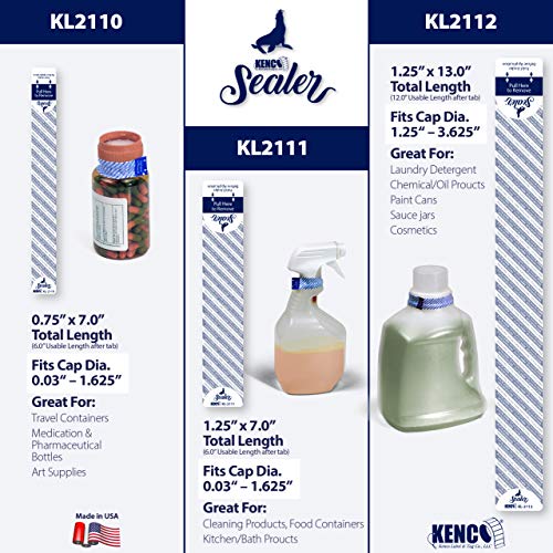 Kenco Sealer for Liquid Leaks and Spills with Easy Pull Tab - 1 1/4" X 12", Pallet