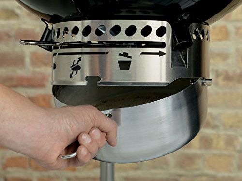 Weber Performer Deluxe 22-Inch Charcoal Grill with Touch-N-Go Gas Ignition Black
