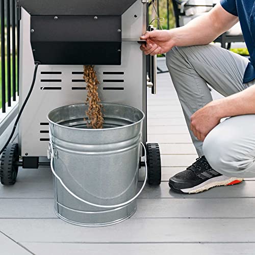 Lifetime Gas Grill and Wood Pellet Smoker Combo with WiFi and Bluetooth Control Black & Silver