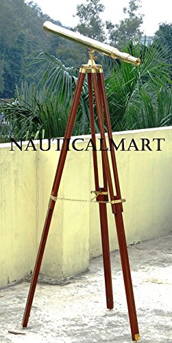 NauticalMart Solid Brass Harbormaster Telescope 40" Case Pack of 6