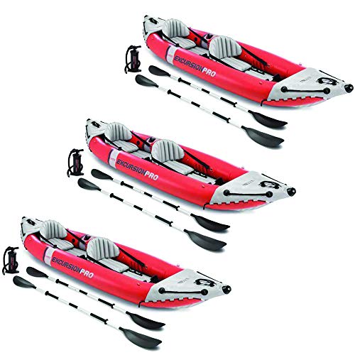 Intex Excursion Pro Inflatable 2 Person Kayak Red