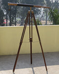 NauticalMart Brass Harbor Master Telescope with Tripod 65" - Pack of 6