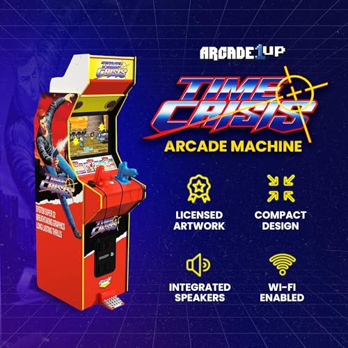 ARCADE1UP Multiplayer Light Gun Arcade Machine with Stand-Up Cabinet