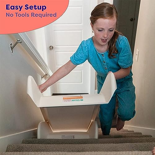 Stairslide Kids Indoor Slide 8-Pack Plastic Play Set White
