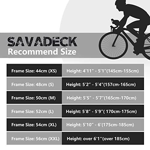 SAVADECK Carbon Road Bike HERD6.0 T800 Carbon Fiber 700C with Shimano 105 22 Speed Groupset Red White