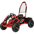 MotoTec Mud Monster Kids Electric Go Kart 48v 1000w Full Suspension Red
